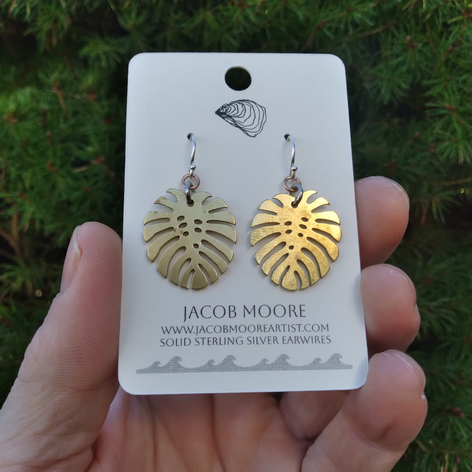 Leaf earrings