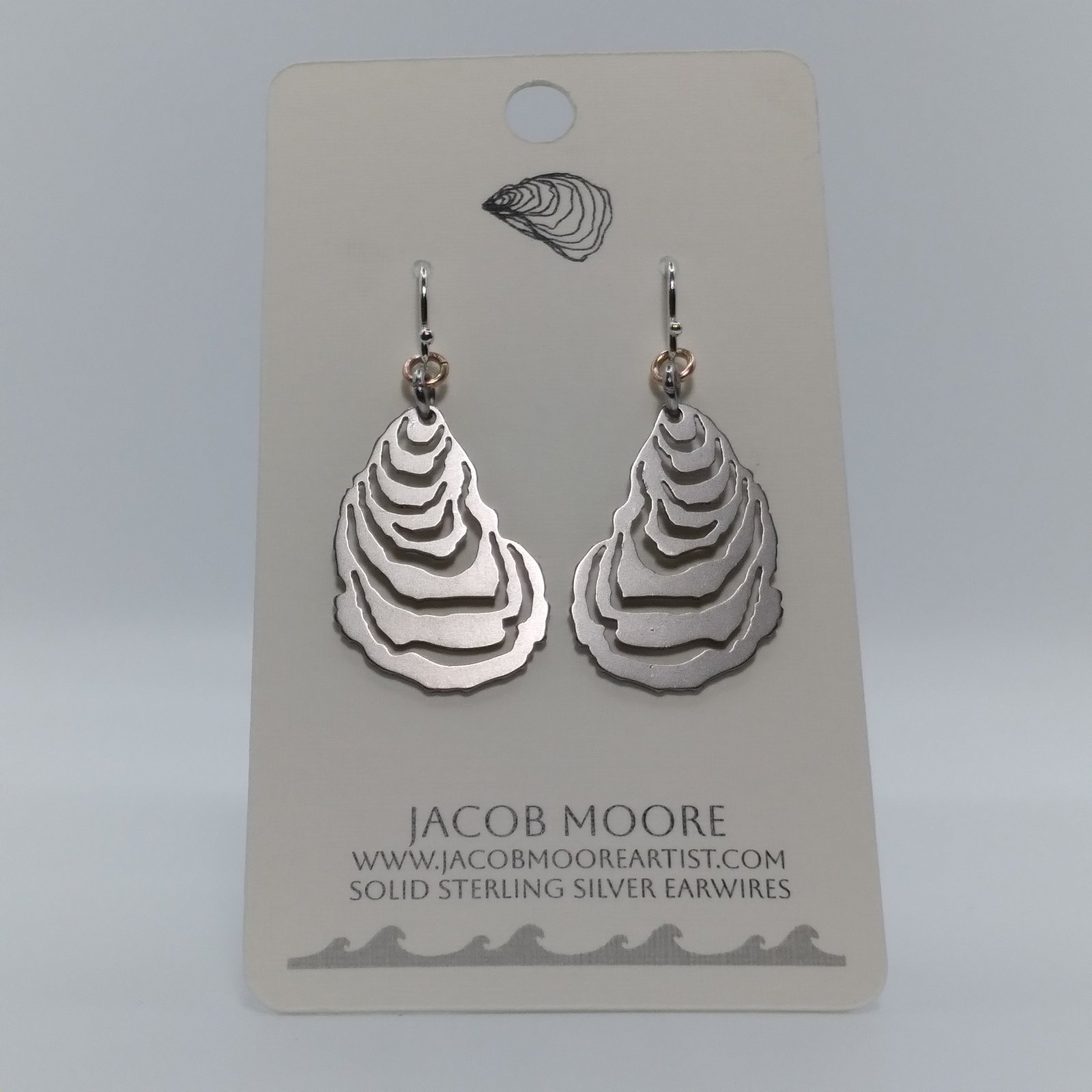 Layered shell earrings