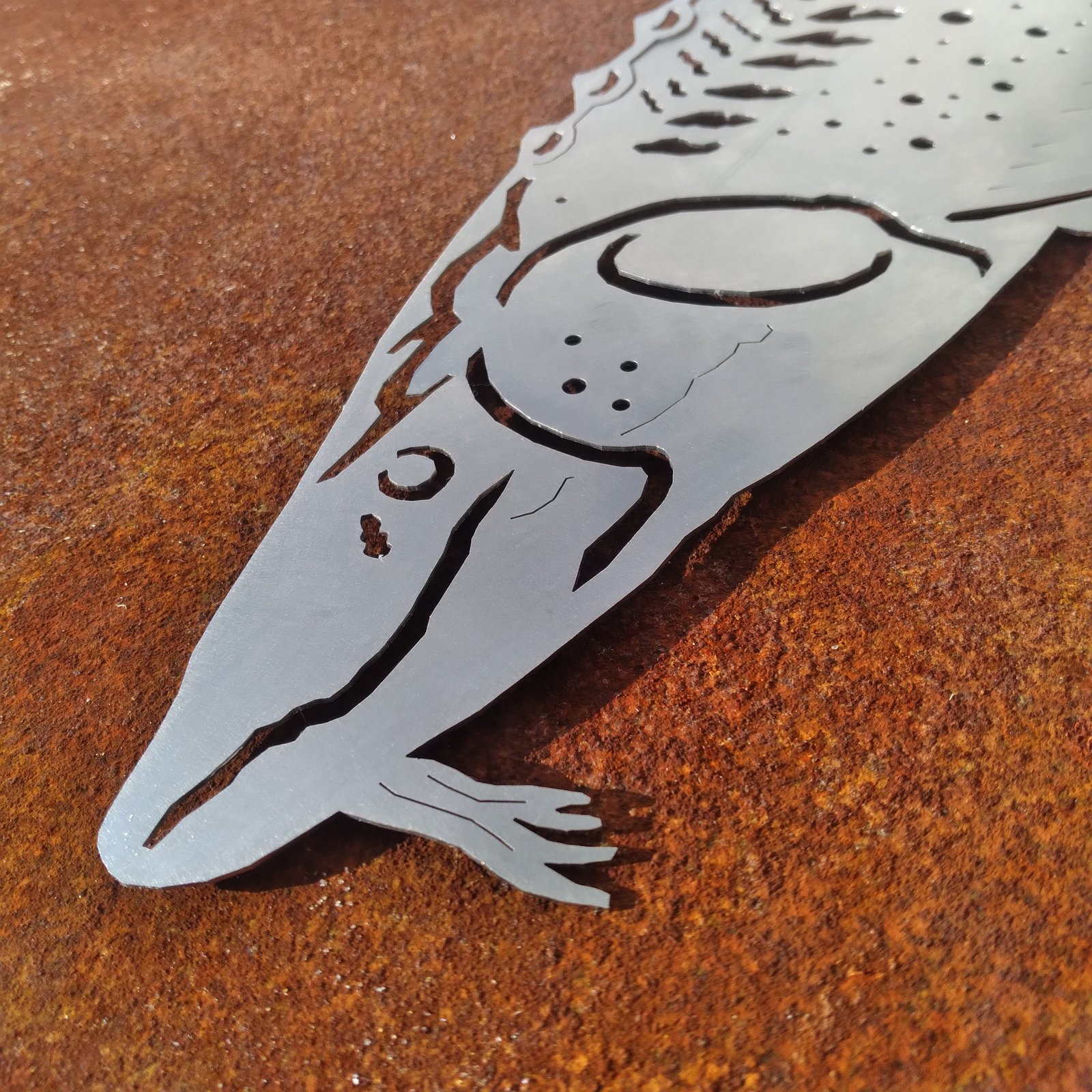Fish silhouette detail