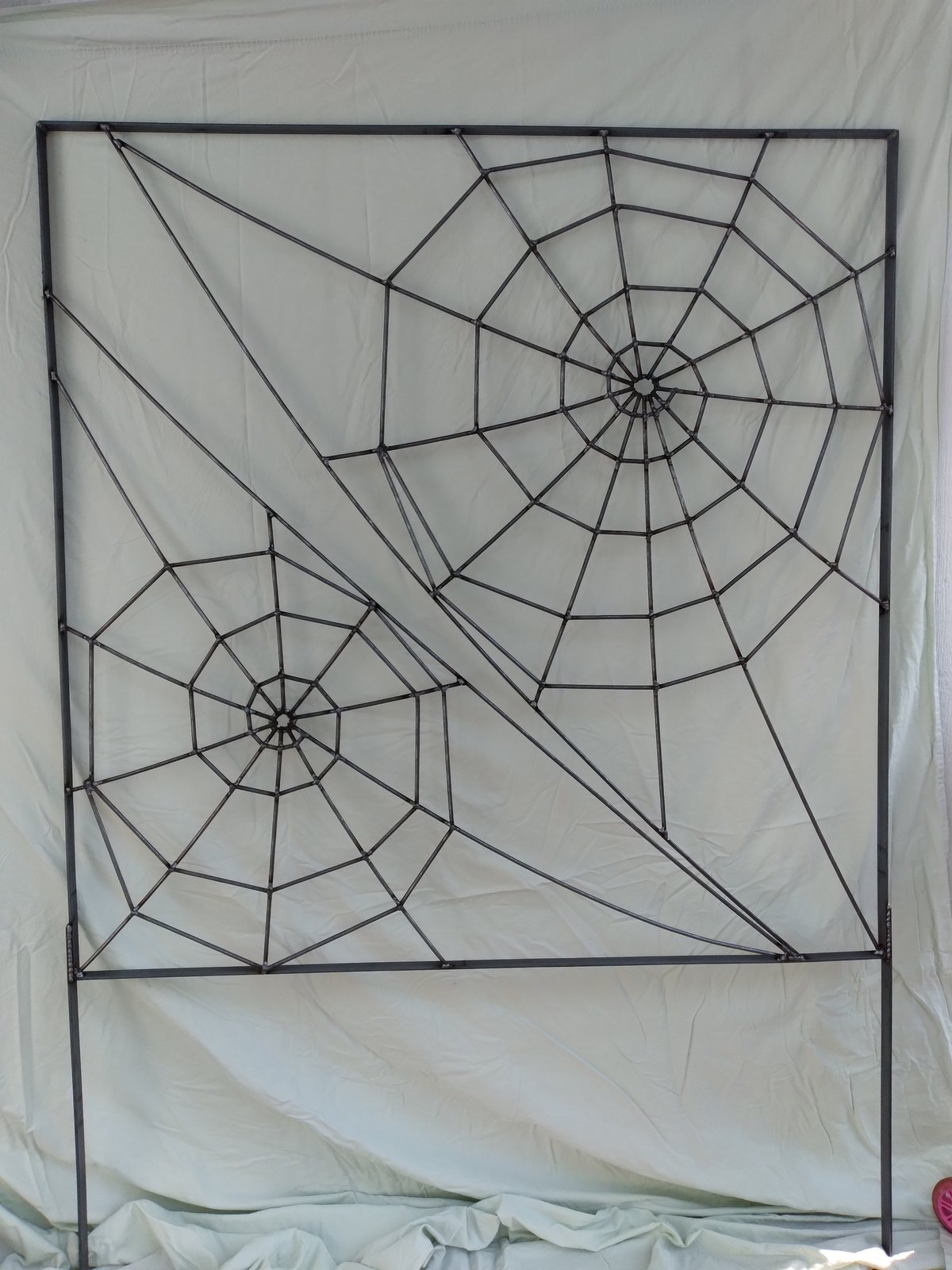Web-pattern metal panel