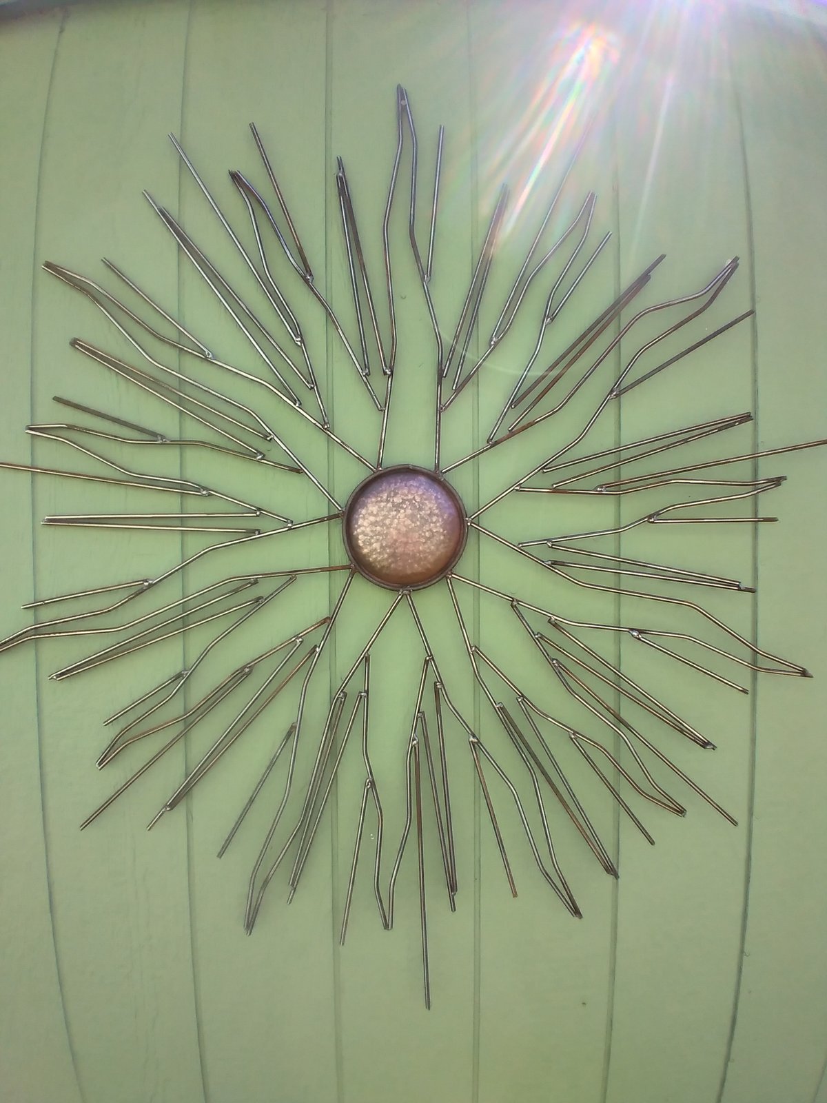Radial wall sculpture